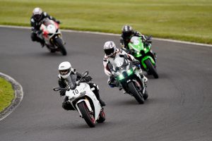 Four Bikes on Track